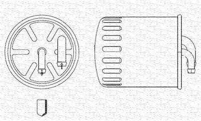 MAGNETI MARELLI 213908540000 -  Топливный фильтр